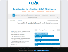 Tablet Screenshot of mds-paris.com
